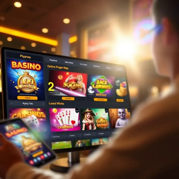 Online Casino Mate interface showcasing a variety of casino games and user-friendly navigation