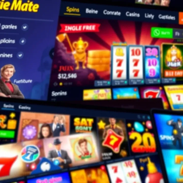 Pokie Mate Casino online platform showcasing diverse slot games and user interface features
