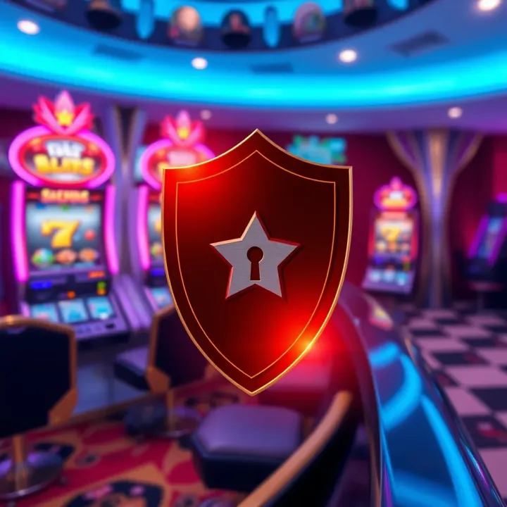 Safety shield icon symbolizing secure online gaming environment at Slot Mate casino