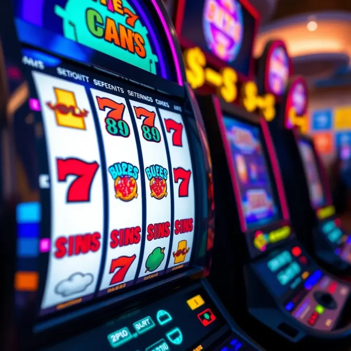 Illustration showing a digital slot machine with bonus code symbols highlighting no deposit offers at an online casino