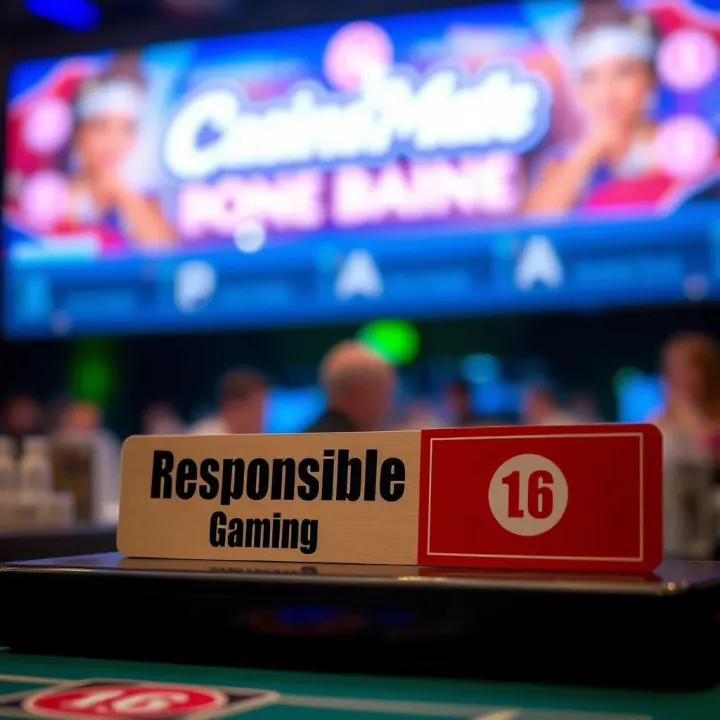Visual representation of bonus wagering and responsible gaming symbols on Casino Mate
